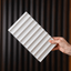 NU Wall Elegance Fluted Paintable Wall Panel Sample showing textured, fluted design suitable for interior wall decoration.