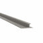 NU Wall Serenity Smoked Basalt SPC Joint Trim showing sleek black basalt finish and durable plastic construction for wall edge finishing.