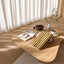 Arc Reeded Medium Oak Waterproof Wall Panel Sample - NUWALL UK