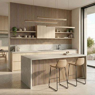 Waterproof Slatted Wall Panels