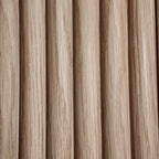 Arc Reeded – Light Oak Waterproof Wall Panel • Pack of 4 - NUWALL UK