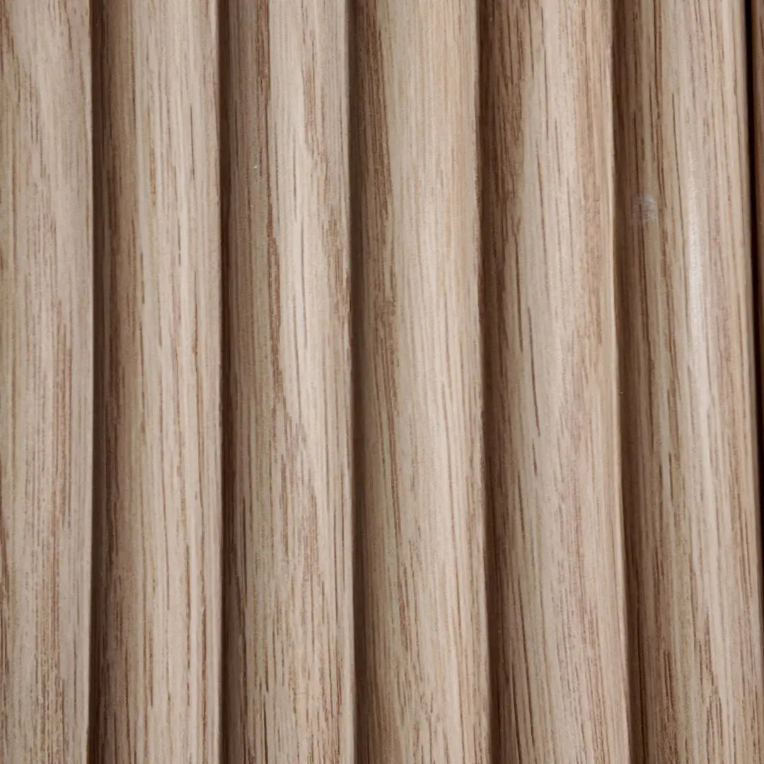 Arc Reeded – Light Oak Waterproof Wall Panel • Pack of 4 - NUWALL UK