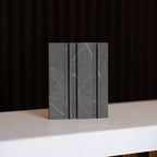 NU Wall Dubai Midnight Storm slatted wall panels, pack of 4, showcasing modern textured wall decor for interior design.