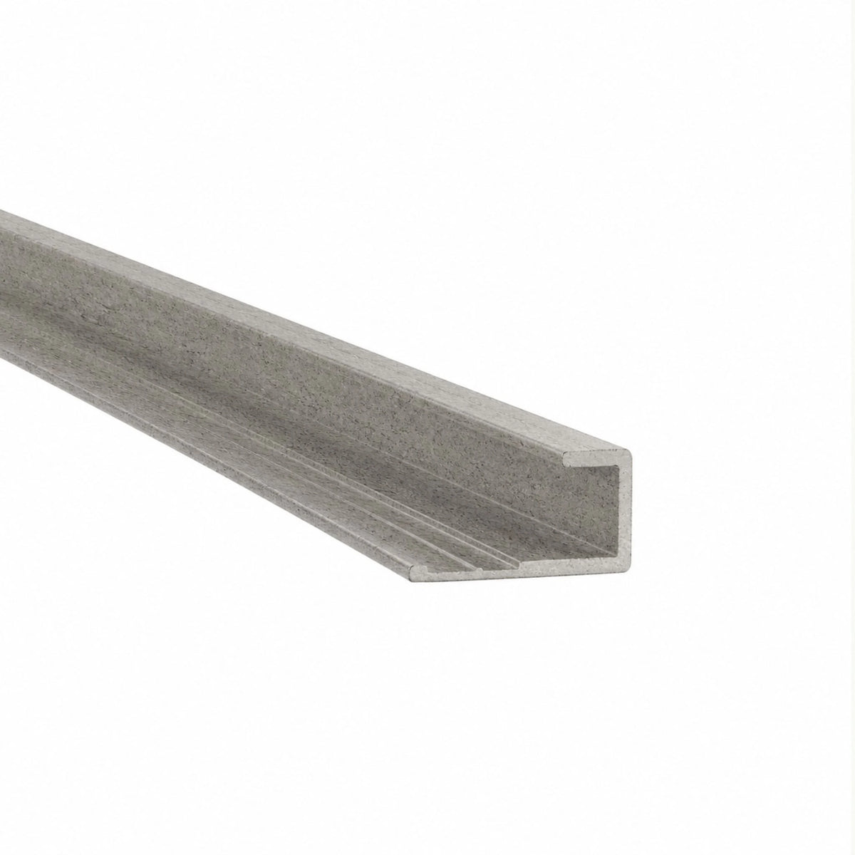 NU Wall Serenity Smoked Basalt SPC joint trim, end trim for wall installation, with a sleek smoked basalt finish.