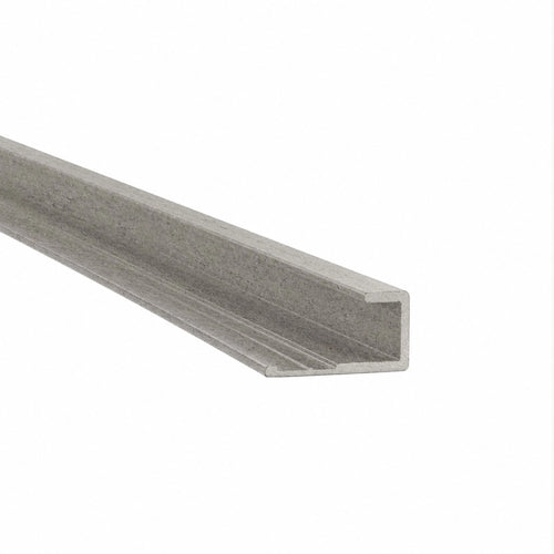 NU Wall Serenity Smoked Basalt SPC joint trim, end trim for wall installation, with a sleek smoked basalt finish.