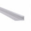 NU Wall Serenity Silver Basalt SPC Joint Trim, sleek silver end trim for basalt flooring, designed for seamless finishing.
