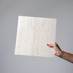 Serenity Alabaster Travertine SPC Waterproof Shower Panel