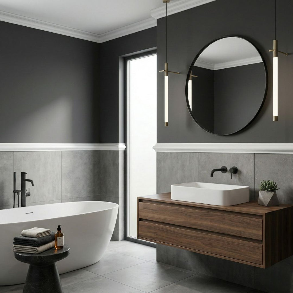 Legacy Wall Moulding | Dado Rail | L240cm x W5cm x D2.2cm - NUWALL UK