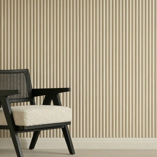 NU Wall Elegance Cascade paintable wall panel 4-pack showing textured, decorative wall panels for interior design.