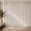 NU Wall Luxe Parchment Pearl Fluted Panel wall panel with elegant parchment pearl finish and fluted design for sophisticated interior decor