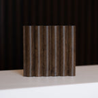 NU Wall Arc Reeded Warm Oak Wall Panel pack of 4, featuring textured, reeded oak finish for elegant interior wall decor.