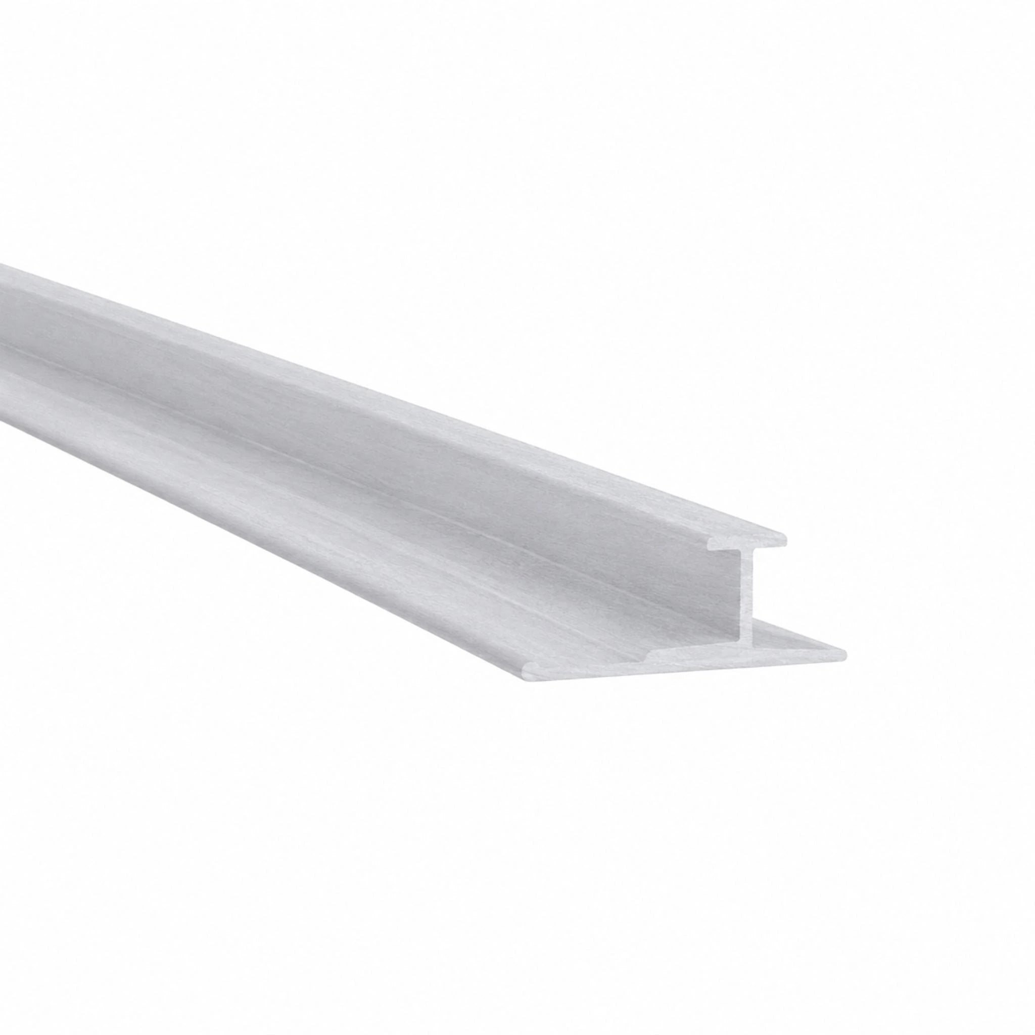NU Wall Serenity Silver Basalt SPC joint trim for seamless wall and floor transitions in modern interior design.