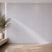 White Washed Travertine Fluted Wall Panel - Single