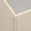NU Wall External Corner Trim Parchment Pearl WPC Joint Trim for wall edging and finishing, with a smooth, elegant pearl finish.