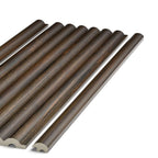 Arc Reeded Warm Oak End Cap (Groove) - NUWALL UK