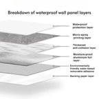 Calacatta Marble Effect Self Adhesive Wall Panel - NUWALL UK
