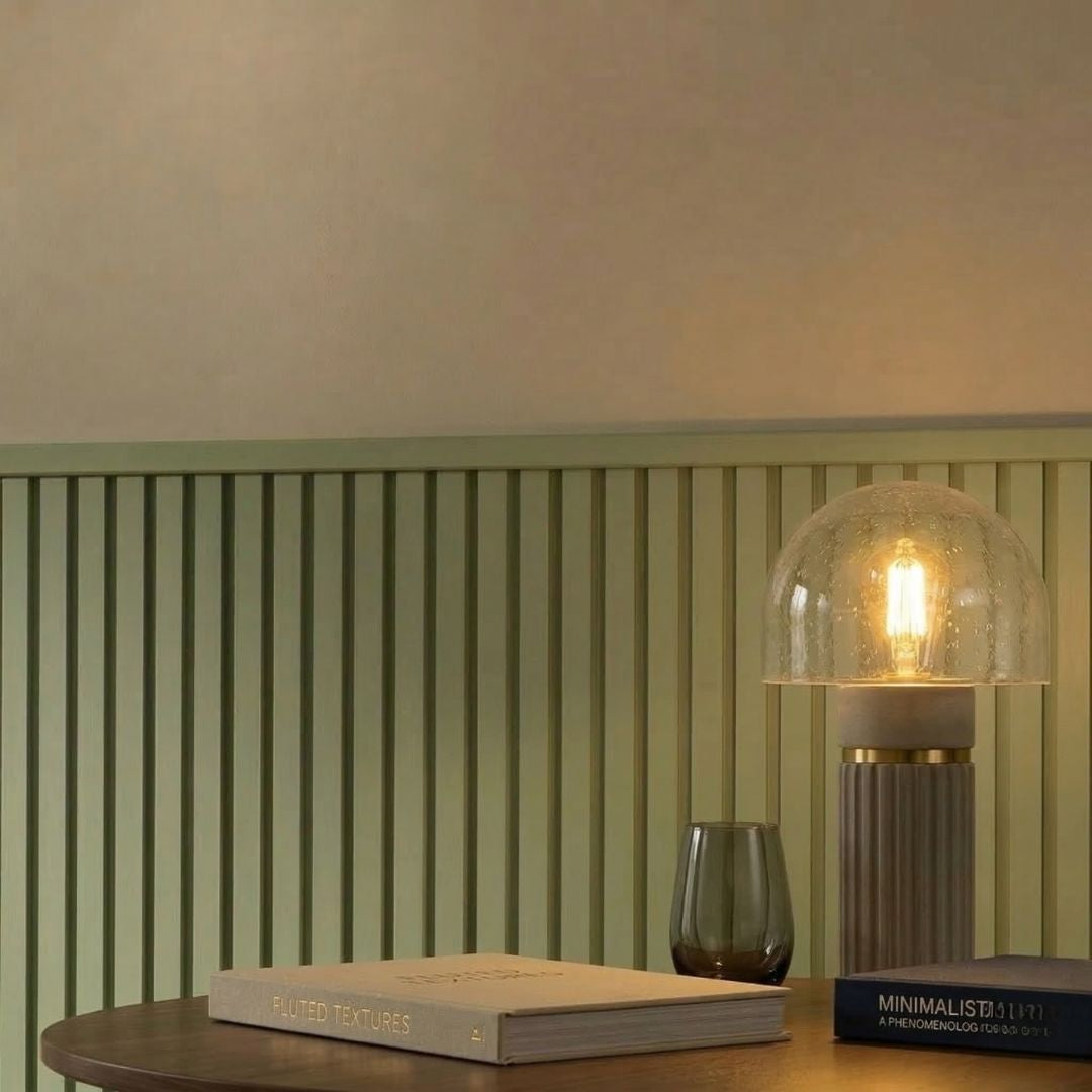 Set of four NU Wall Elegance Apex paintable wall panels with smooth, modern design for stylish interior wall decoration.
