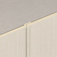 NU Wall Cool Beige Travertine WPC joint trim, joining trim for wall or flooring installations, with a sleek, durable finish.