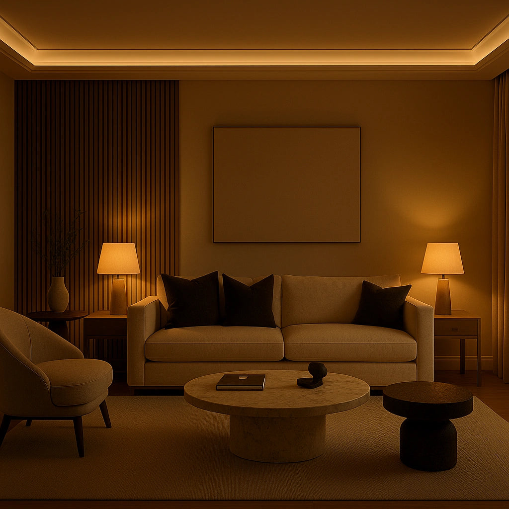 LED Cornice | L240cm x W13.5cm x D4.5cm - NUWALL UK