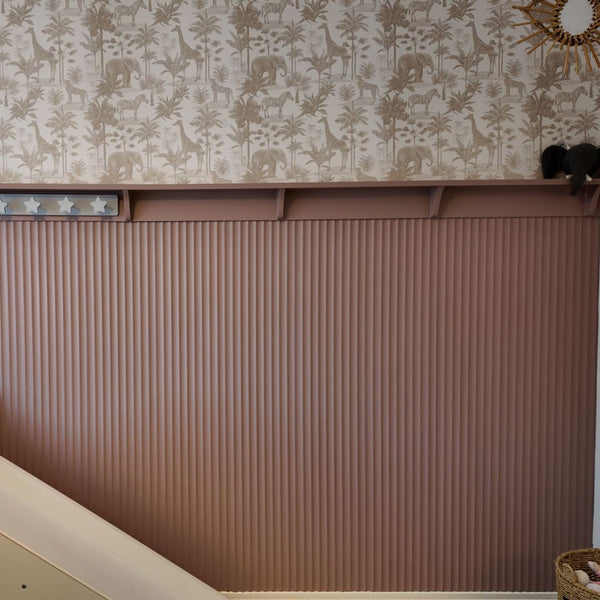 Elegance Fluted Paintable Wall Panel | 3 pack - NUWALL UK