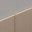 NU Wall Joining Trim Mink Oak WPC joint trim for seamless flooring and wall transitions, featuring a sleek, natural wood finish.
