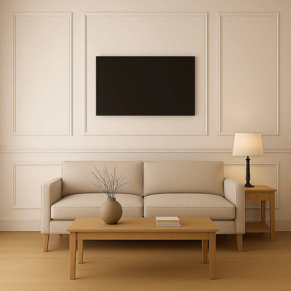 Legacy Wall Moulding | Dado Rail | L240cm x W4cm x D2cm - NUWALL UK