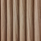 Arc Reeded – Light Oak Waterproof Wall Panel • Pack of 4 - NUWALL UK