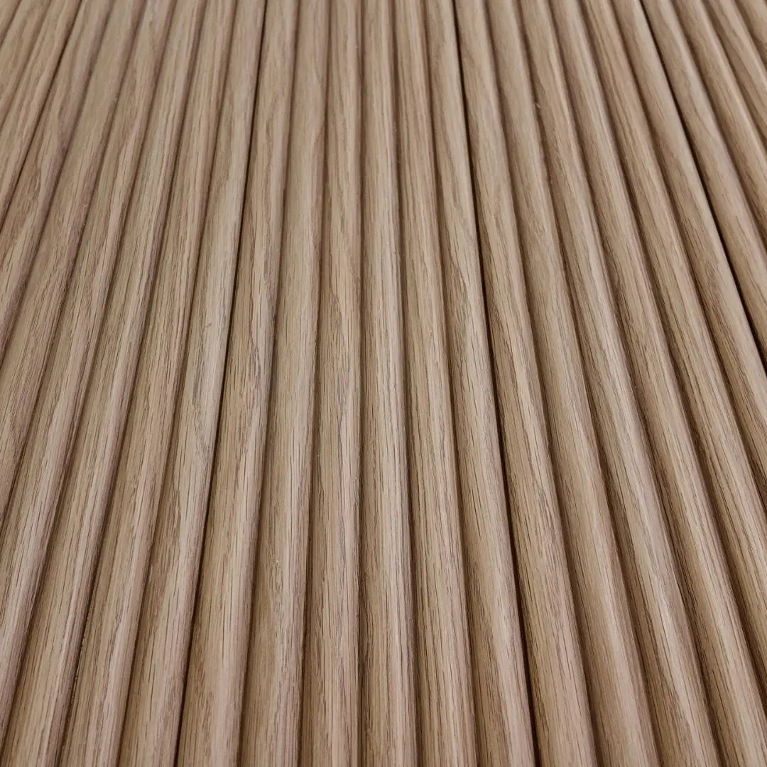 Arc Reeded – Light Oak Waterproof Wall Panel • Pack of 4 - NUWALL UK