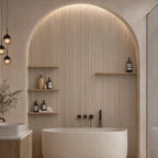 Elegance Reeded Paintable Wall Panel - NUWALL UK