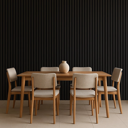 Residence Brushed Black Waterproof Wall Panel