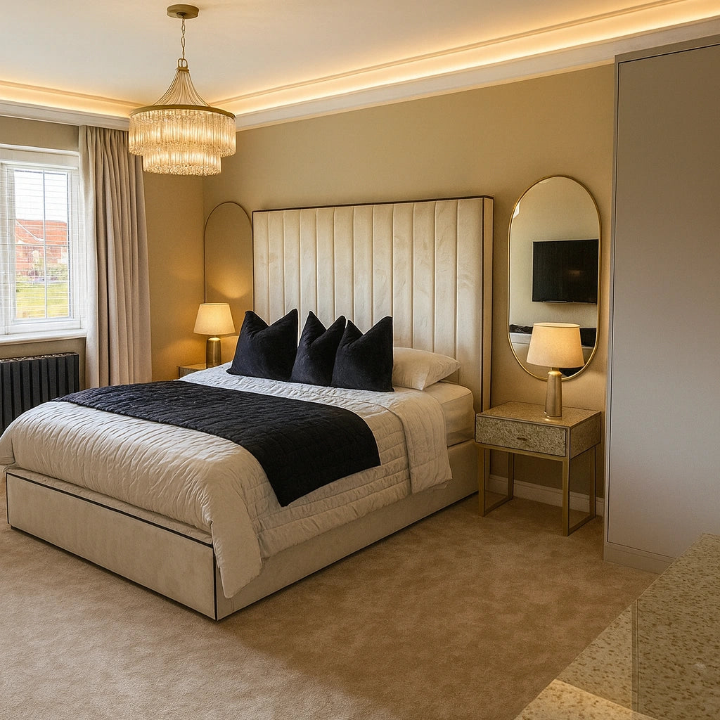 LED Cornice | L240cm x W13.5cm x D4.5cm - NUWALL UK