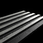 Palm Grey Oak and Black Waterproof Wall Panel Sample - NUWALL UK
