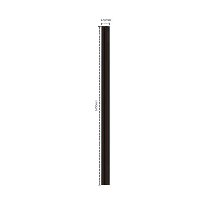 Residence Dark Oak and Black Waterproof Wall Panel
