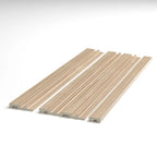 Dubai Natural Oak End Cap (Groove) - NUWALL UK
