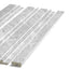 Dubai Cloudy Grey End Cap (Groove) - NUWALL UK