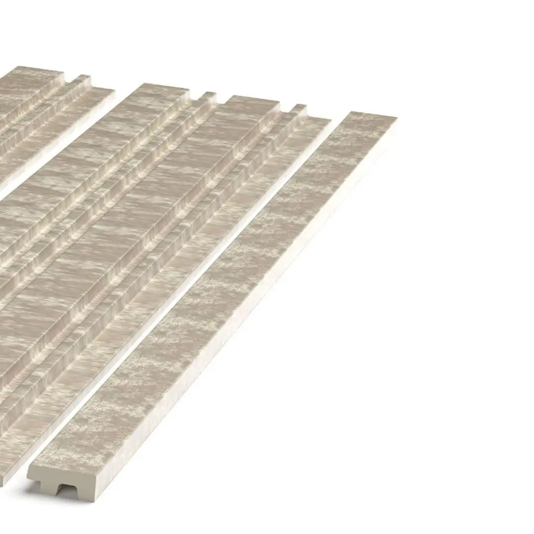 Dubai Camel Sand End Cap (Groove) - NUWALL UK Main image