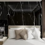 black marble effect self adhesive wall panel