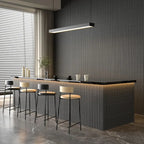 Waterproof polystyrene grey marble effect thin slatted wall panelling