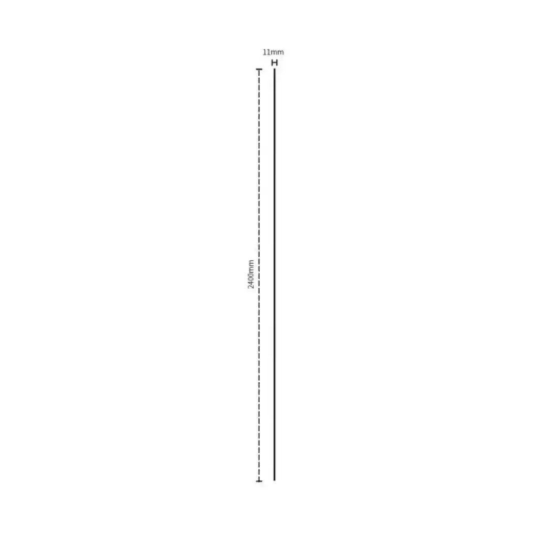 dark oak grooved wall panel end trim with dimensions