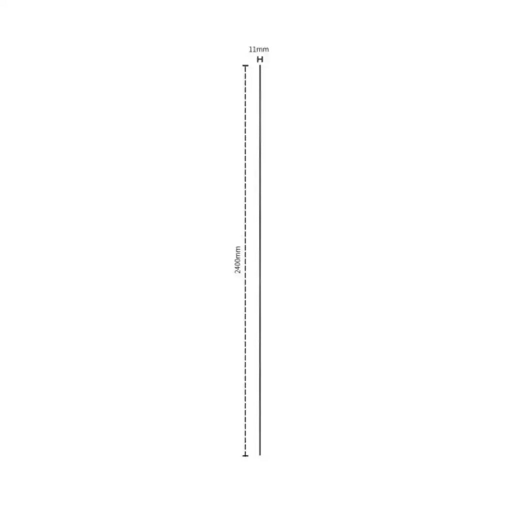 grey oak grooved wall panel end trim with dimensions