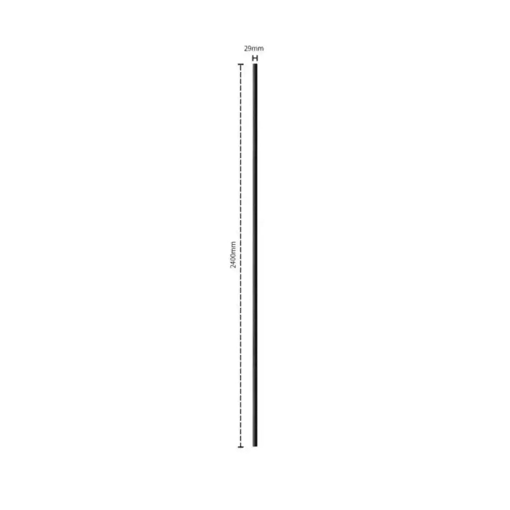 grey oak grooved wall panel end trim with dimensions