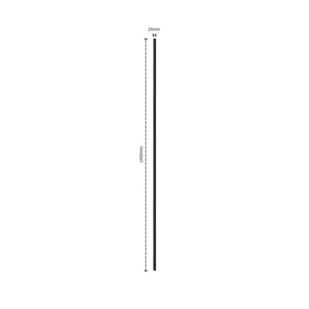 grey oak grooved wall panel end trim with dimensions
