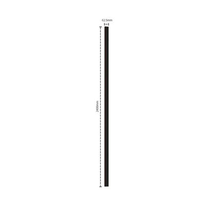 Residence Brushed Black End Cap (Tongue)