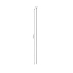 Dubai Cloudy Grey End Cap (Groove) - NUWALL UK