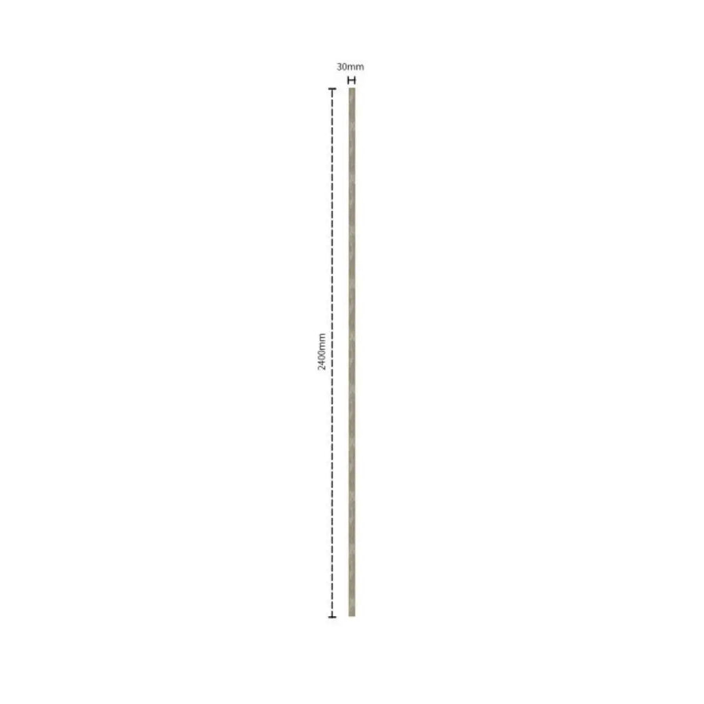 Dubai Camel Sand End Cap (Groove) - NUWALL UK