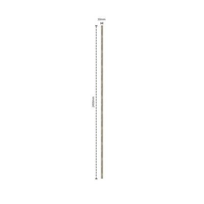 Dubai Copper Blossom End Cap (Groove)