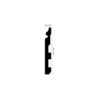 NU Wall Legacy Skirting board sample showing L100mm x W120mm x D15mm profile in natural wood finish