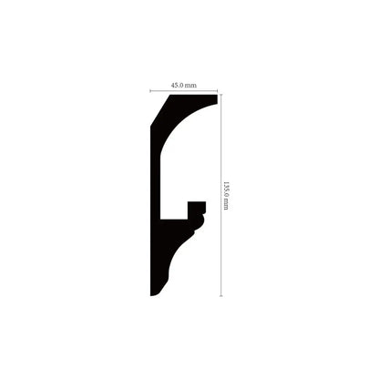 LED Cornice | L2400mm x W135mm x D45mm