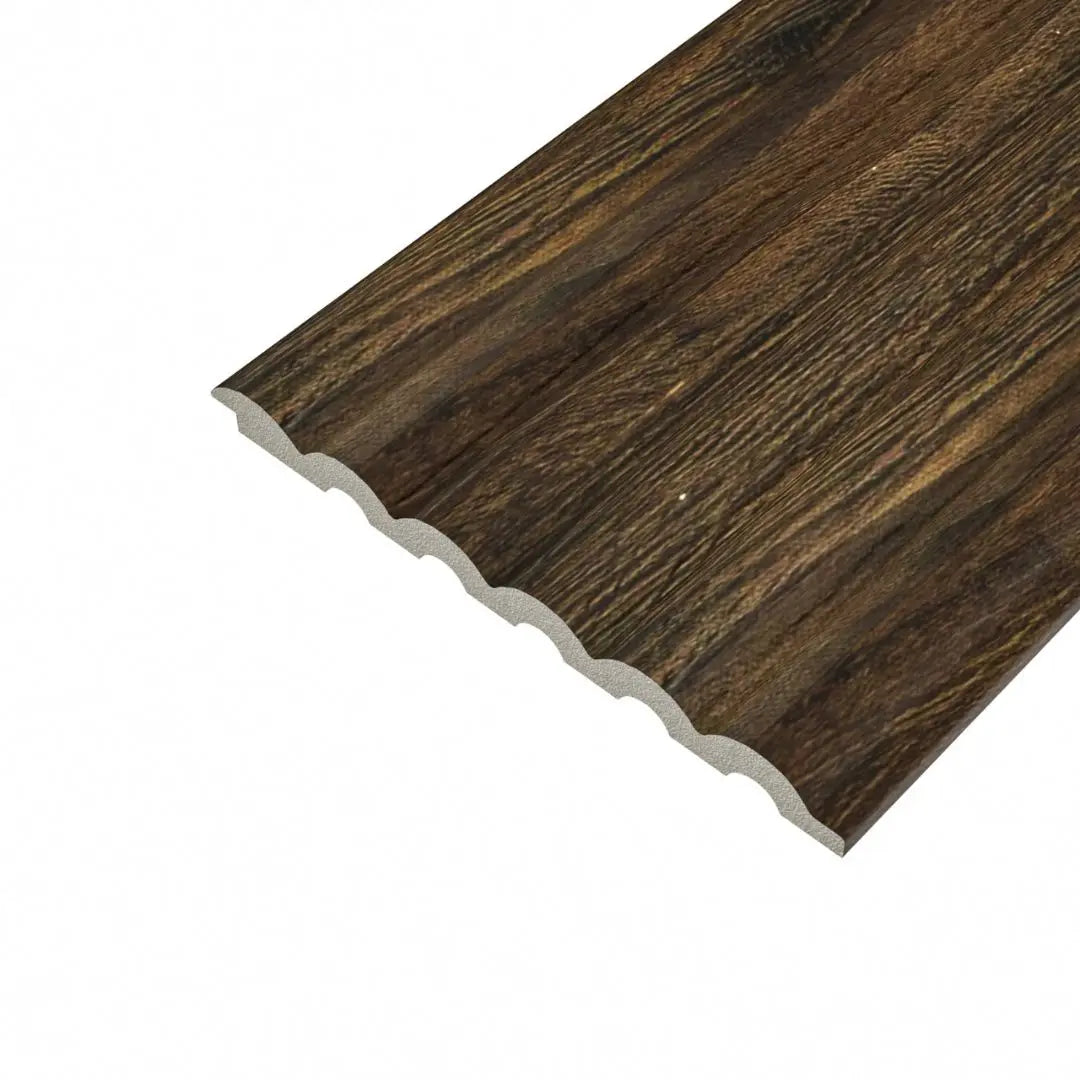 Arc Reeded – Warm Oak Waterproof Wall Panel • Pack of 4 Secondary image