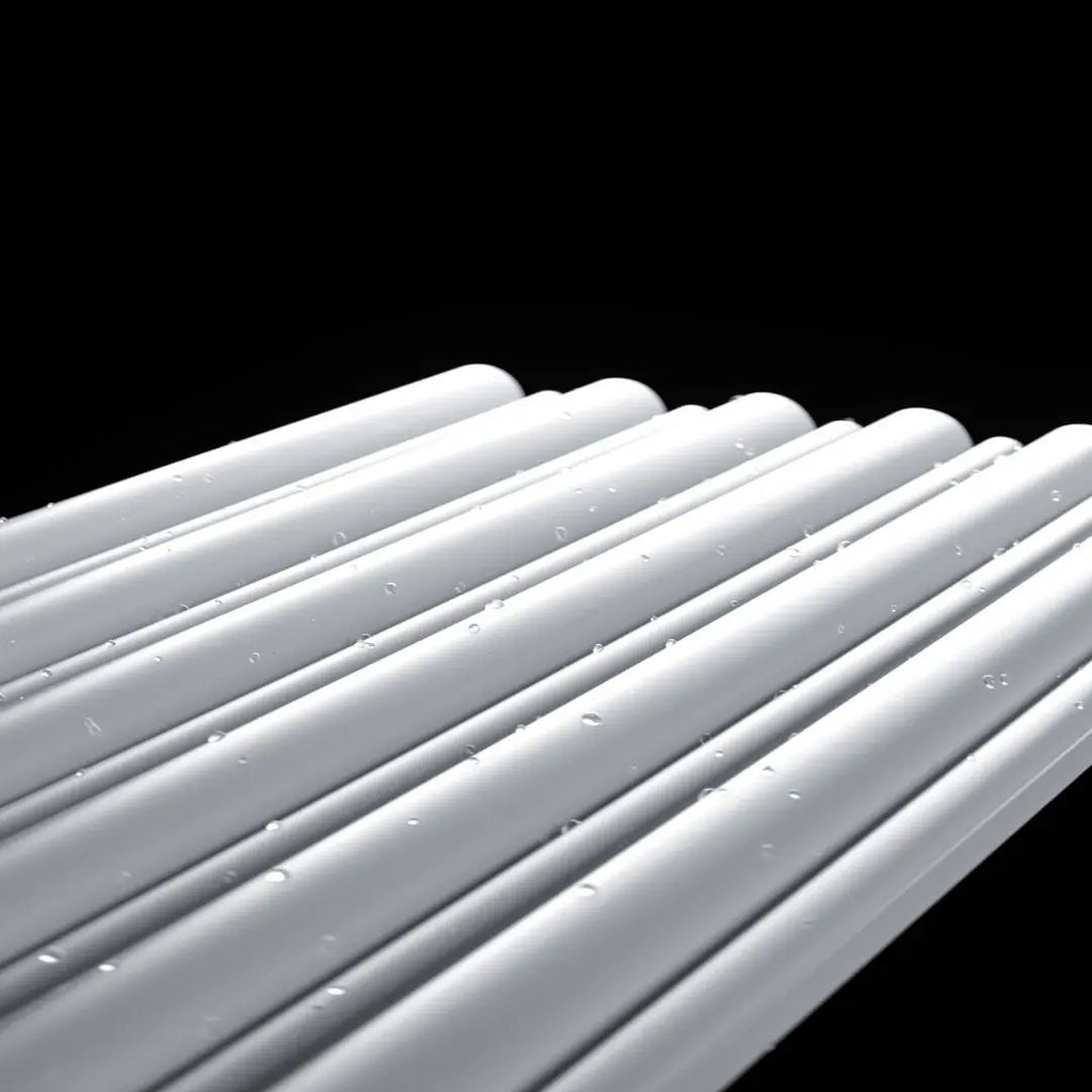 Waterproof polystyrene paintable reeded wall panelling